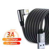 Gaming Elbow Charger Cable for iPhone 90°